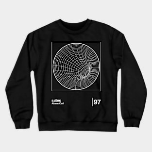 Bjork / Minimalist Style Graphic Design Artwork Crewneck Sweatshirt